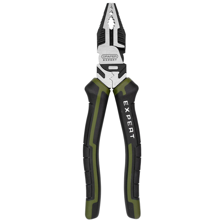Draper Expert High Leverage Combination Pliers, 200mm : Model No. PL-EX/HLCP-200