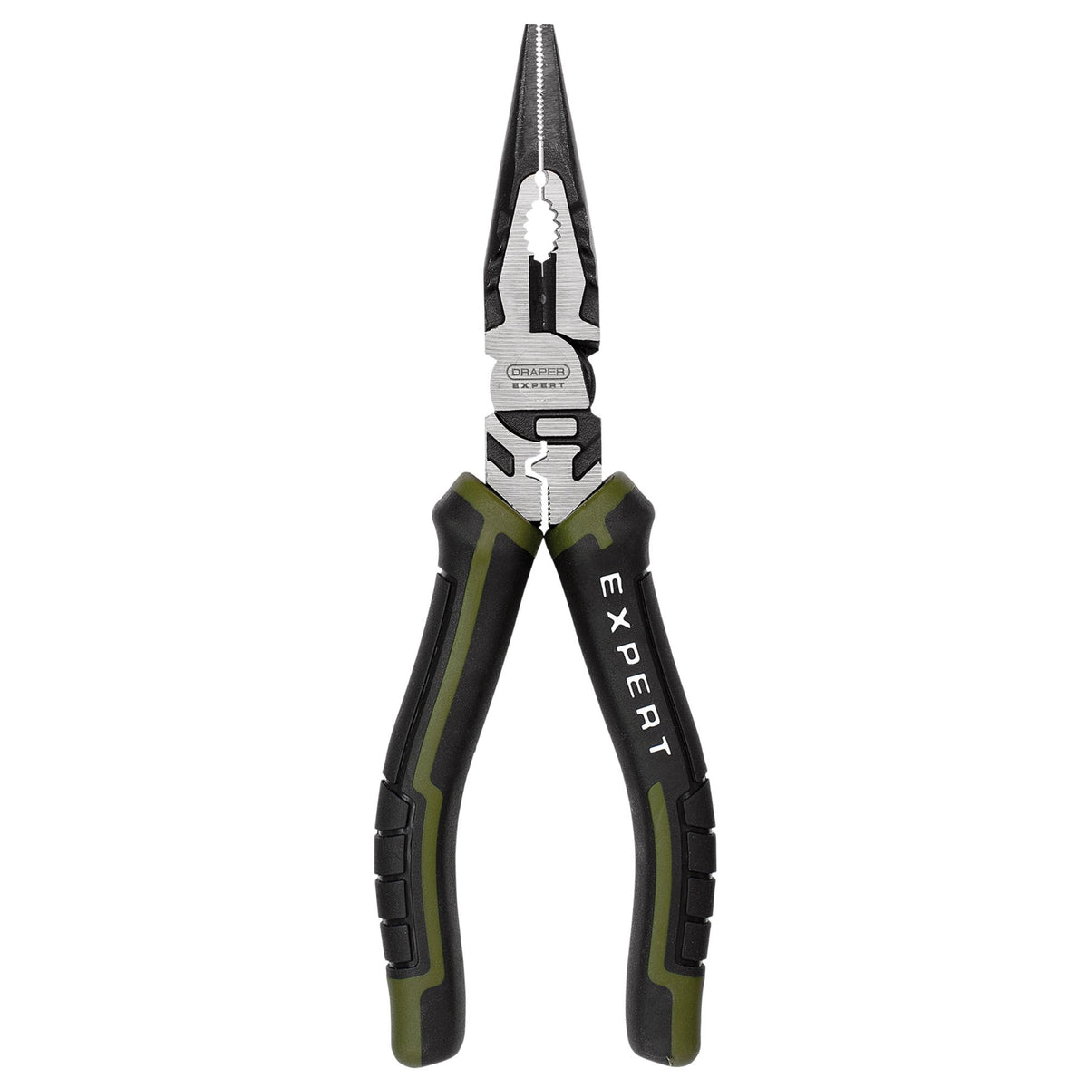 Draper Expert High Leverage Long Nose Pliers, 160mm : Model No. PL-EX/HLLP-160