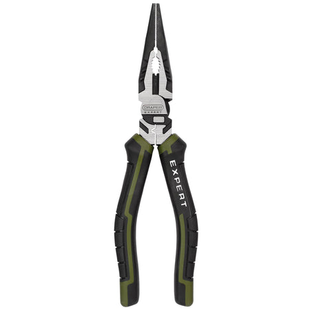 Draper Expert High Leverage Long Nose Pliers, 200mm : Model No. PL-EX/HLLP-200