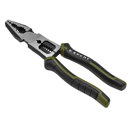 Draper Expert Combination Pliers with Wire Stripper, 200mm : Model No. PL-EX/CPWS-200