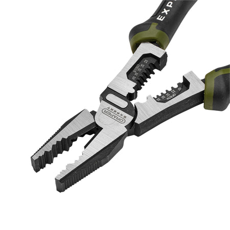 Draper Expert Combination Pliers with Wire Stripper, 200mm : Model No. PL-EX/CPWS-200