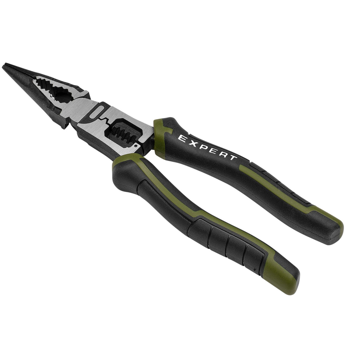 Draper Expert Long Nose Pliers with Wire Stripper, 200mm : Model No. PL-EX/LPWS-200