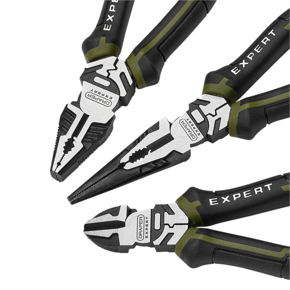 Draper Expert High Leverage Pliers Set (3 Piece) : Model No. PL-EX/HLP-SET