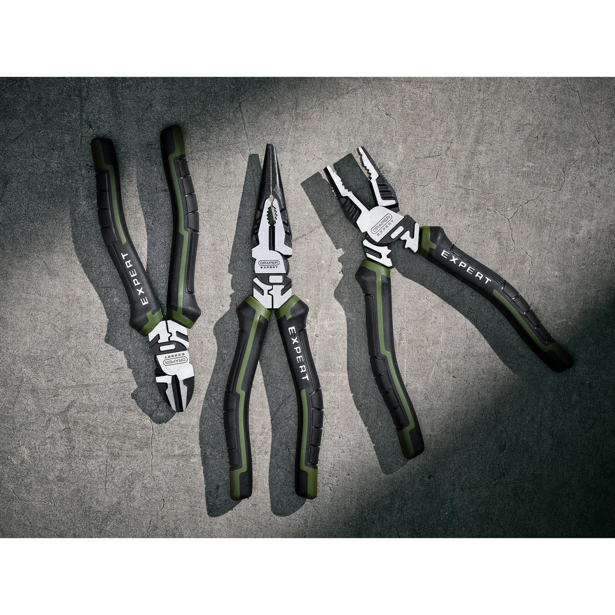 Draper Expert High Leverage Pliers Set (3 Piece) : Model No. PL-EX/HLP-SET