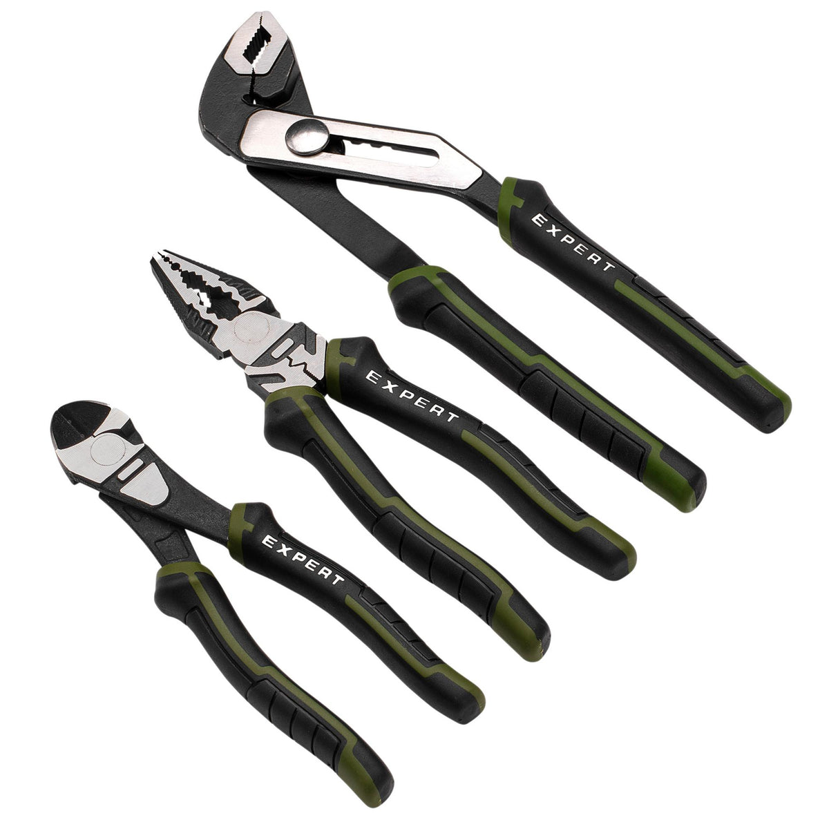 Draper Expert High Leverage Pliers Set with Water Pump Pliers (3 Piece) : Model No. PL-EX/HLP-SET2