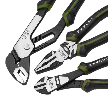 Draper Expert High Leverage Pliers Set with Water Pump Pliers (3 Piece) : Model No. PL-EX/HLP-SET2