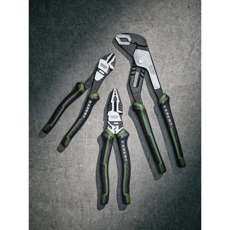 Draper Expert High Leverage Pliers Set with Water Pump Pliers (3 Piece) : Model No. PL-EX/HLP-SET2