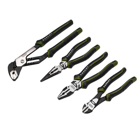 Draper Expert High Leverage Pliers Set with Water Pump Pliers (4 Piece) : Model No. PL-EX/HLP-SET3