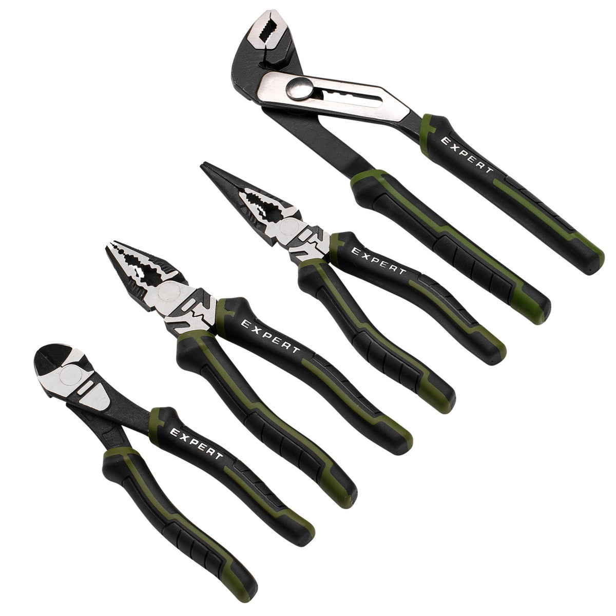 Draper Expert High Leverage Pliers Set with Water Pump Pliers (4 Piece) : Model No. PL-EX/HLP-SET3
