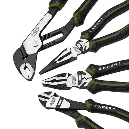 Draper Expert High Leverage Pliers Set with Water Pump Pliers (4 Piece) : Model No. PL-EX/HLP-SET3
