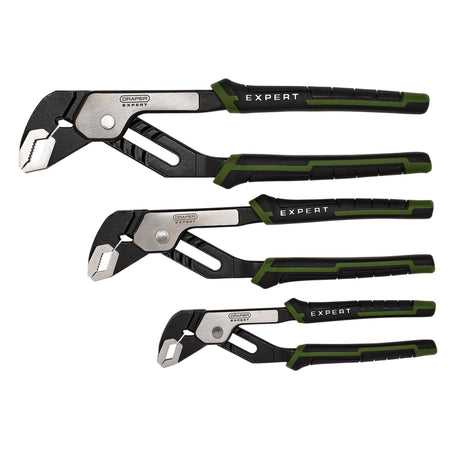 Draper Expert Water Pump Pliers Set (3 Piece) : Model No. PL-EX/WPP-SET