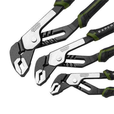 Draper Expert Water Pump Pliers Set (3 Piece) : Model No. PL-EX/WPP-SET