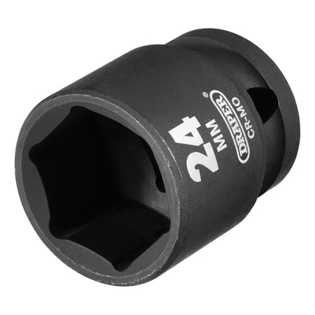 DRAPER Expert 24mm 1/2in. Square Drive Impact Socket: Model No.410MM