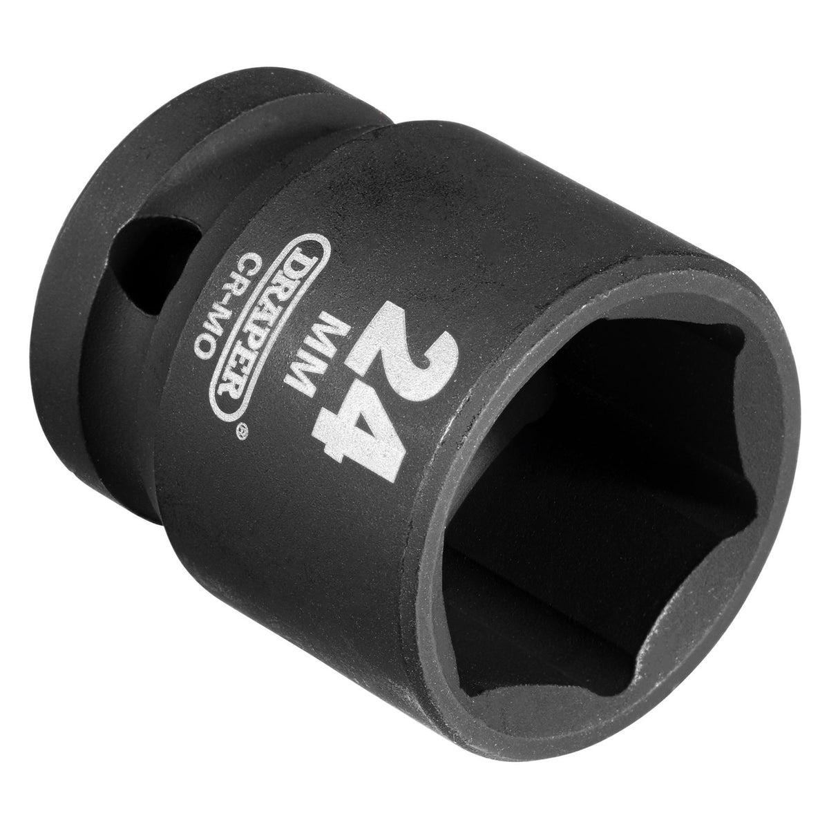 DRAPER Expert 24mm 1/2in. Square Drive Impact Socket: Model No.410MM