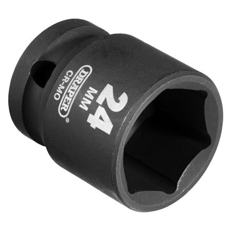 DRAPER Expert 24mm 1/2in. Square Drive Impact Socket: Model No.410MM