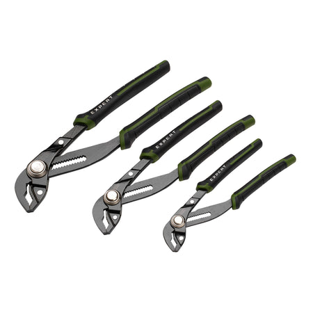 Draper Expert Quick Release Water Pump Pliers Set (3 Piece) : Model No. PL-EX/QRWPP-SET