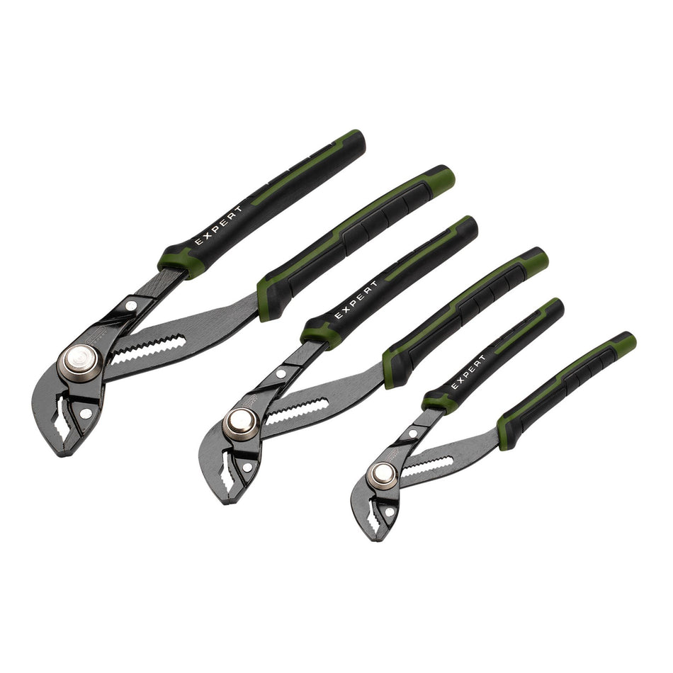 Draper Expert Quick Release Water Pump Pliers Set (3 Piece) : Model No. PL-EX/QRWPP-SET