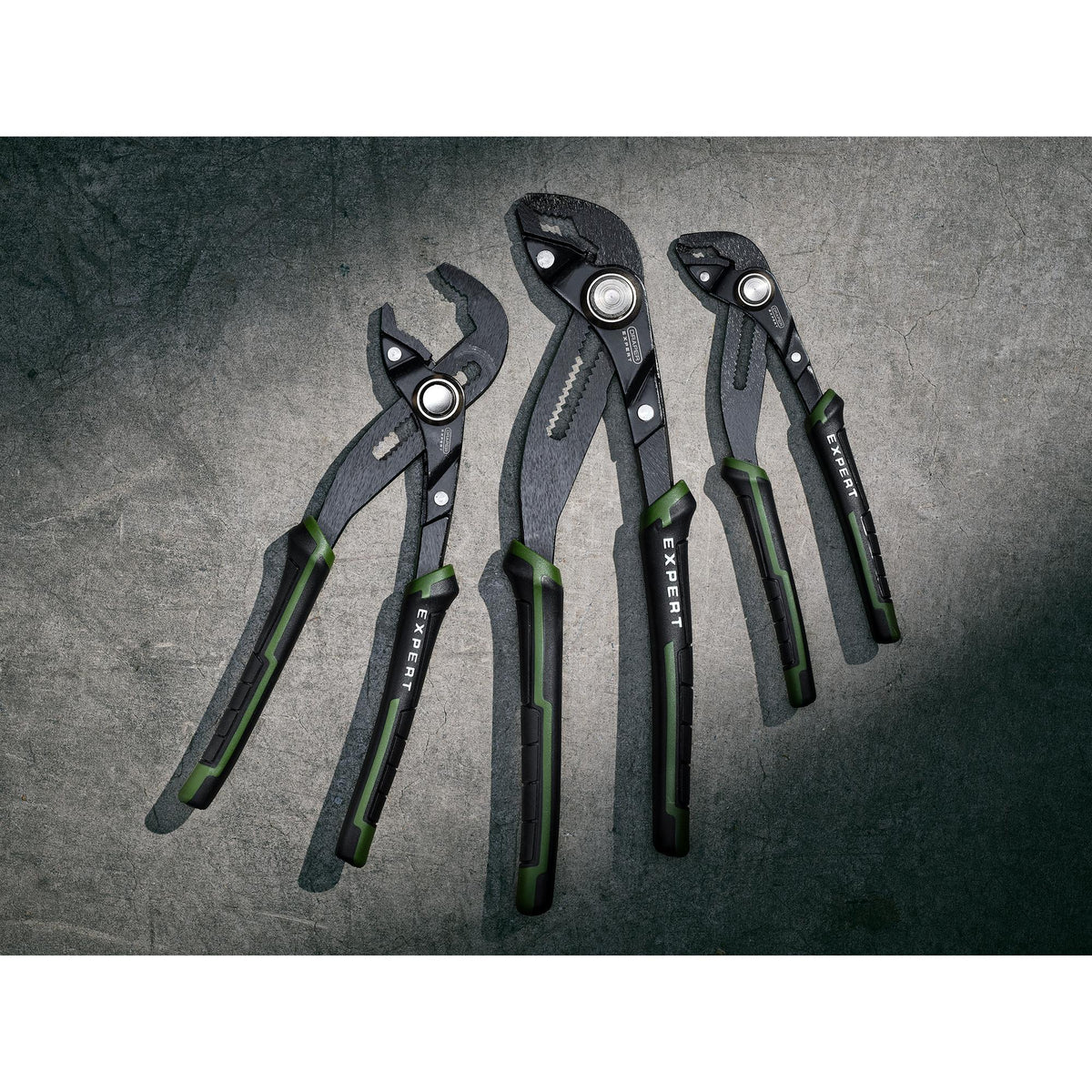 Draper Expert Quick Release Water Pump Pliers Set (3 Piece) : Model No. PL-EX/QRWPP-SET