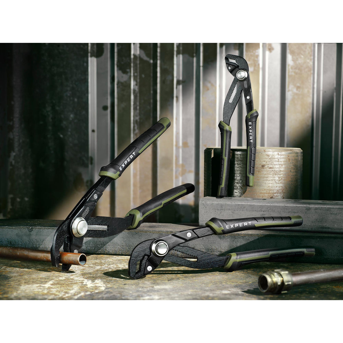 Draper Expert Quick Release Water Pump Pliers Set (3 Piece) : Model No. PL-EX/QRWPP-SET