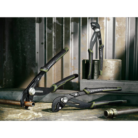 Draper Expert Quick Release Water Pump Pliers Set (3 Piece) : Model No. PL-EX/QRWPP-SET