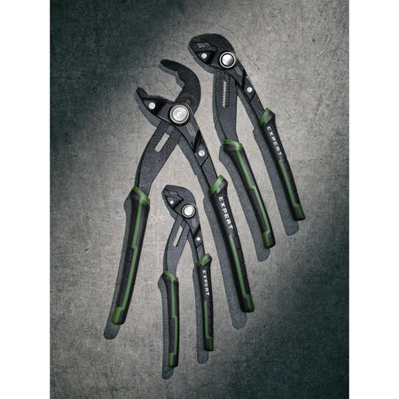 Draper Expert Quick Release Water Pump Pliers Set (3 Piece) : Model No. PL-EX/QRWPP-SET