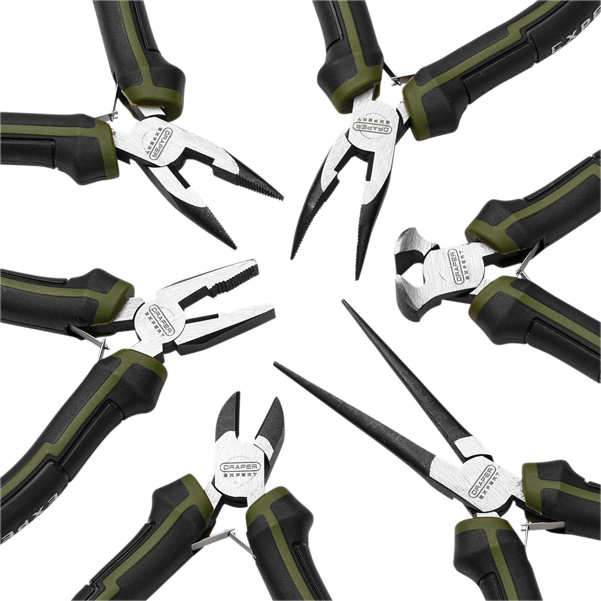 Draper Expert Mini Pliers Set (6 Piece) : Model No. PL-EX/MP-SET