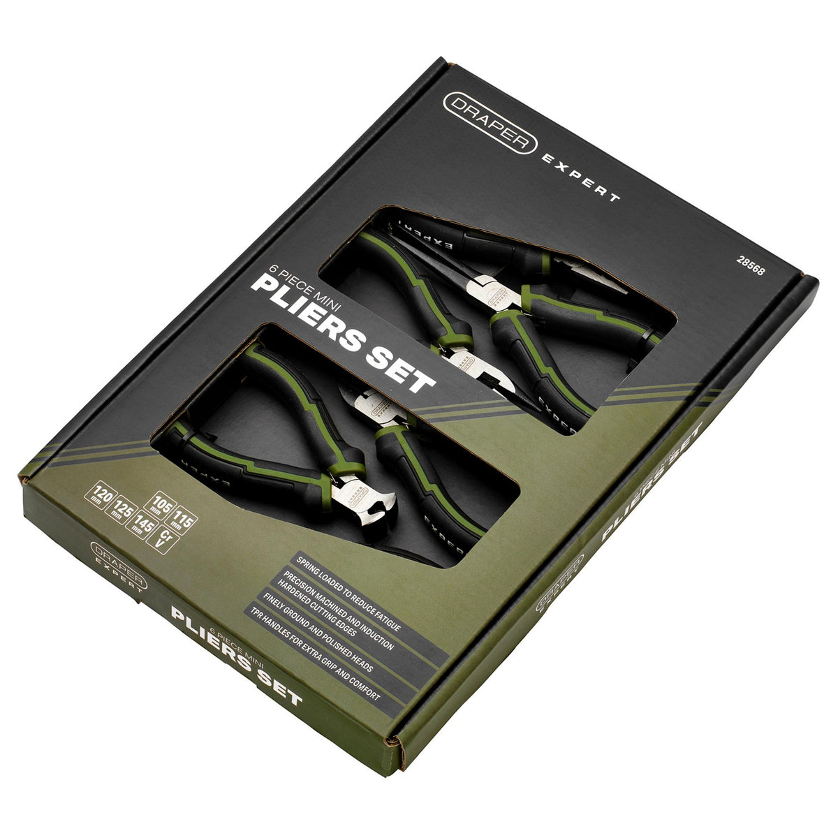 Draper Expert Mini Pliers Set (6 Piece) : Model No. PL-EX/MP-SET