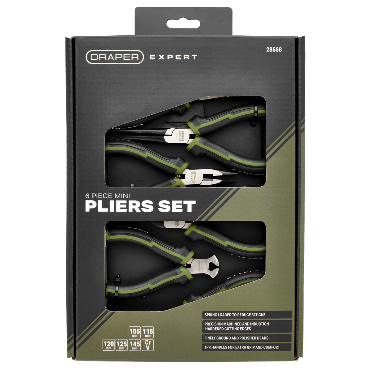 Draper Expert Mini Pliers Set (6 Piece) : Model No. PL-EX/MP-SET