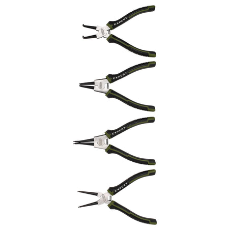 Draper Expert Circlip Pliers Set, 180mm (4 Piece) : Model No. PL-EX/CP-SET