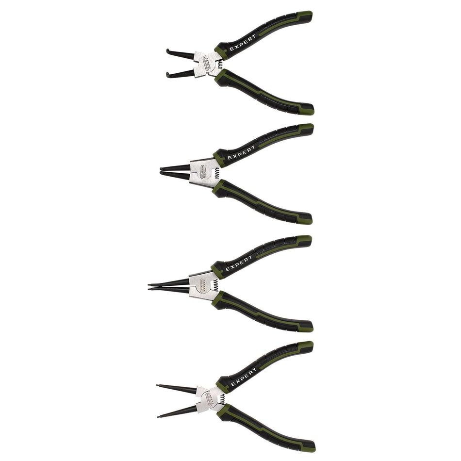 Draper Expert Circlip Pliers Set, 180mm (4 Piece) : Model No. PL-EX/CP-SET
