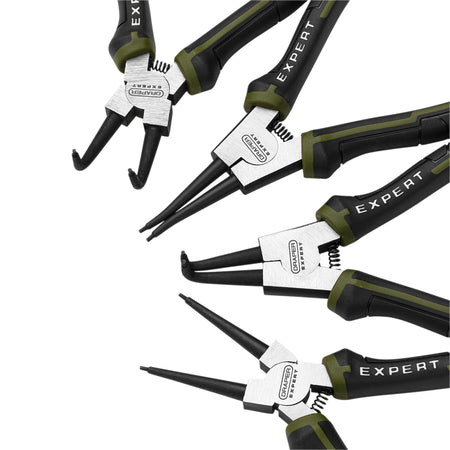 Draper Expert Circlip Pliers Set, 180mm (4 Piece) : Model No. PL-EX/CP-SET