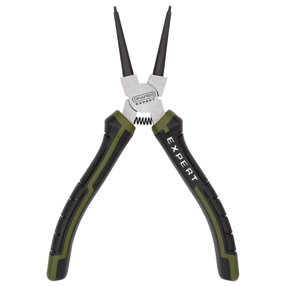 Draper Expert Straight External Circlip Pliers, 180mm : Model No. PL-EX/STECP-180
