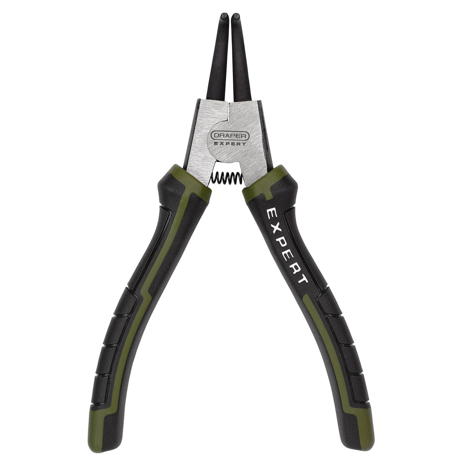 Draper Expert Bent External Circlip Pliers, 180mm : Model No. PL-EX/BTECP-180