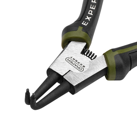 Draper Expert Bent External Circlip Pliers, 180mm : Model No. PL-EX/BTECP-180