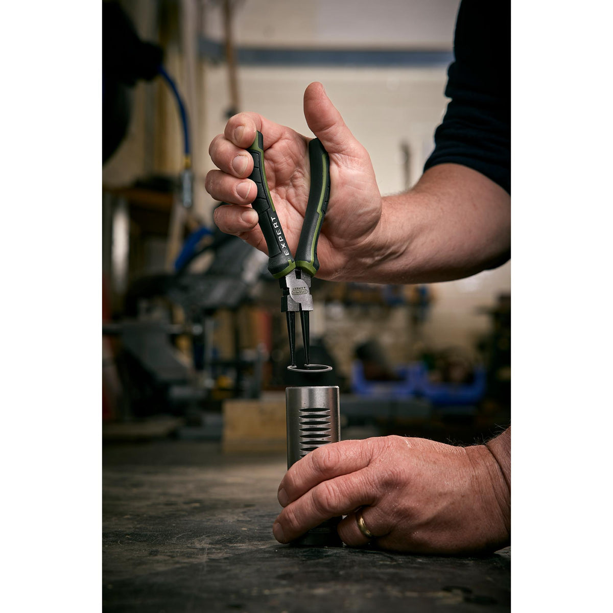 Draper Expert Bent Straight Internal Circlip Pliers, 180mm : Model No. PL-EX/STICP-180
