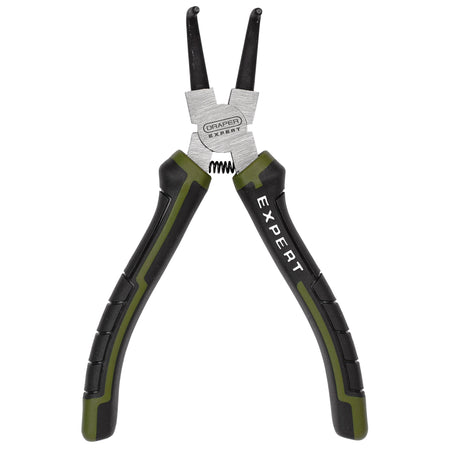 Draper Expert Bent Internal Circlip Pliers, 180mm : Model No. PL-EX/BTICP-180