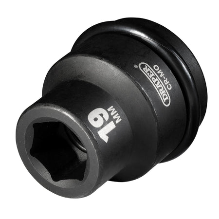 DRAPER Expert 19mm 3/4in. Square Drive Hi-Torq ; 6 Point Impact Socket: Model No.419-MM