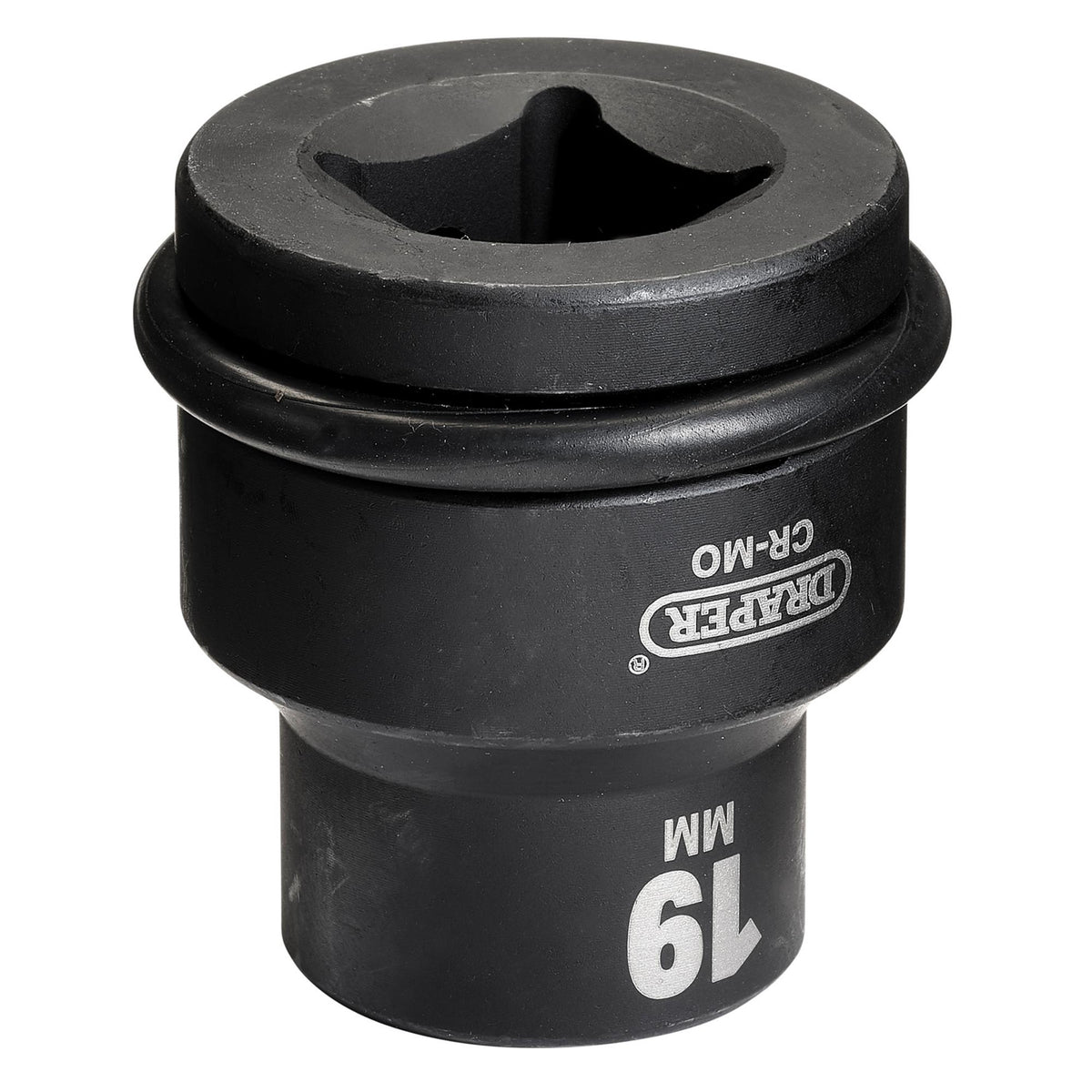 DRAPER Expert 19mm 3/4in. Square Drive Hi-Torq ; 6 Point Impact Socket: Model No.419-MM