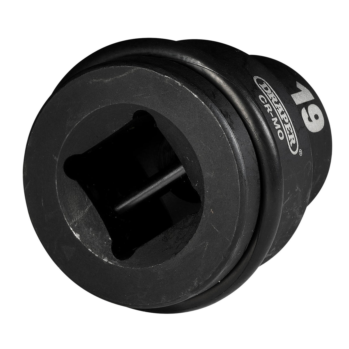 DRAPER Expert 19mm 3/4in. Square Drive Hi-Torq ; 6 Point Impact Socket: Model No.419-MM