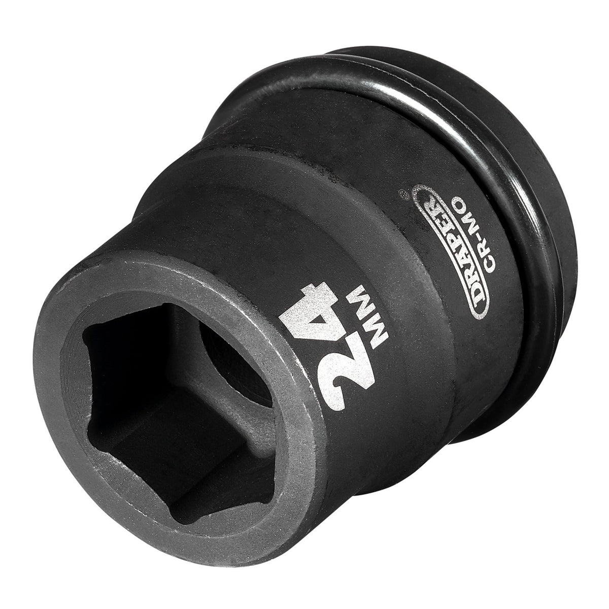 DRAPER Expert 24mm 3/4in. Square Drive Hi-Torq ; 6 Point Impact Socket: Model No.419-MM