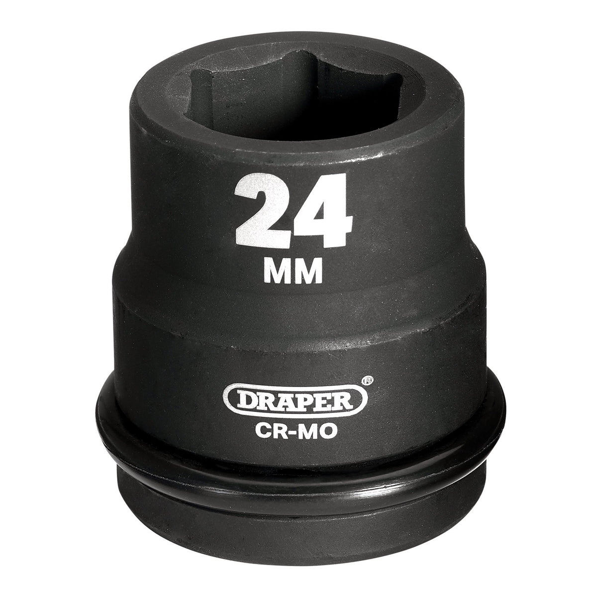 DRAPER Expert 24mm 3/4in. Square Drive Hi-Torq ; 6 Point Impact Socket: Model No.419-MM
