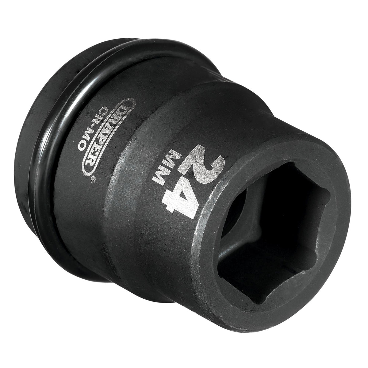 DRAPER Expert 24mm 3/4in. Square Drive Hi-Torq ; 6 Point Impact Socket: Model No.419-MM