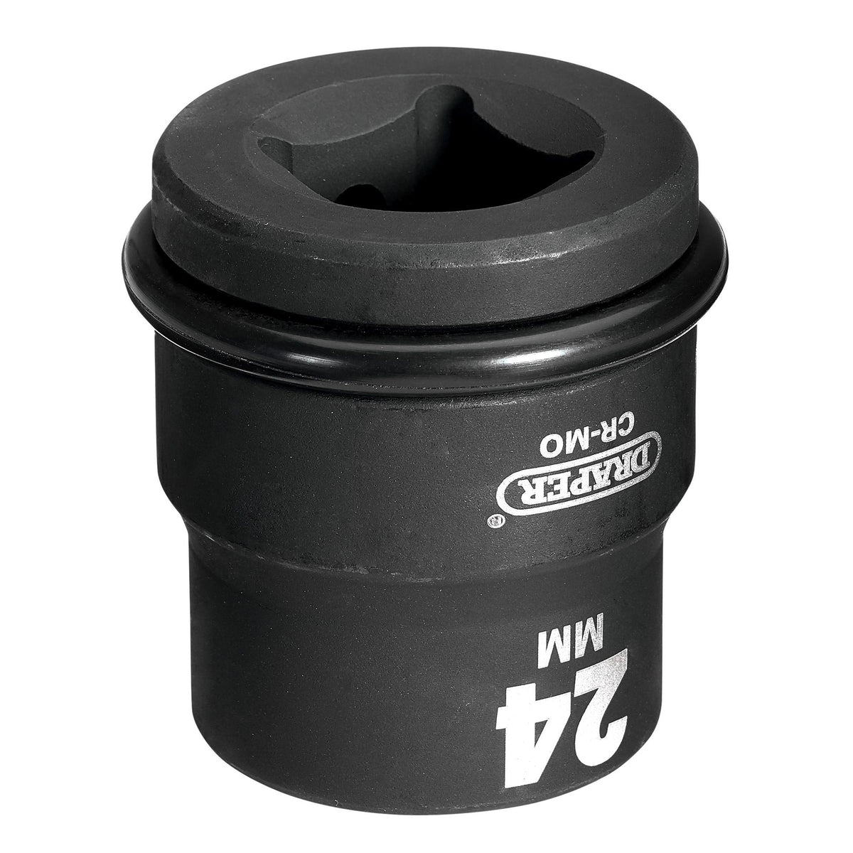 DRAPER Expert 24mm 3/4in. Square Drive Hi-Torq ; 6 Point Impact Socket: Model No.419-MM