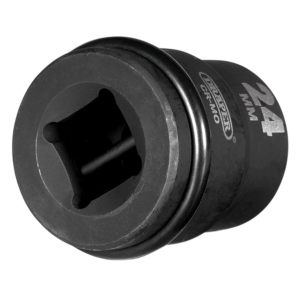DRAPER Expert 24mm 3/4in. Square Drive Hi-Torq ; 6 Point Impact Socket: Model No.419-MM