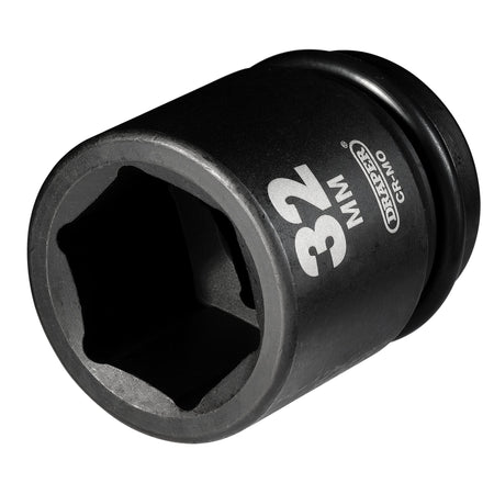 DRAPER Expert 32mm 3/4in. Square Drive Hi-Torq ; 6 Point Impact Socket: Model No.419-MM