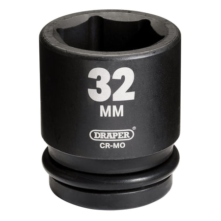 DRAPER Expert 32mm 3/4in. Square Drive Hi-Torq ; 6 Point Impact Socket: Model No.419-MM