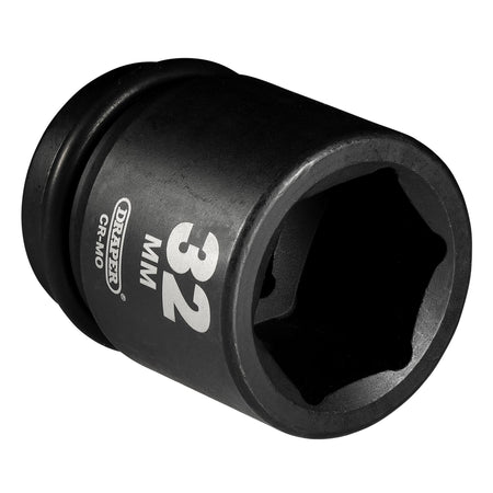 DRAPER Expert 32mm 3/4in. Square Drive Hi-Torq ; 6 Point Impact Socket: Model No.419-MM