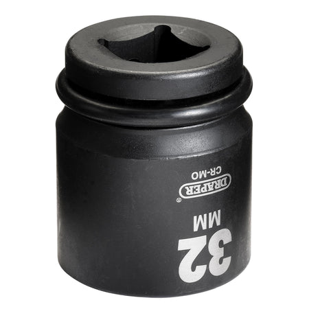 DRAPER Expert 32mm 3/4in. Square Drive Hi-Torq ; 6 Point Impact Socket: Model No.419-MM
