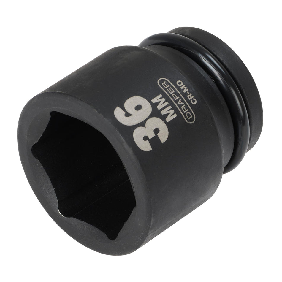 DRAPER Expert 36mm 3/4in. Square Drive Hi-Torq ; 6 Point Impact Socket: Model No.419-MM