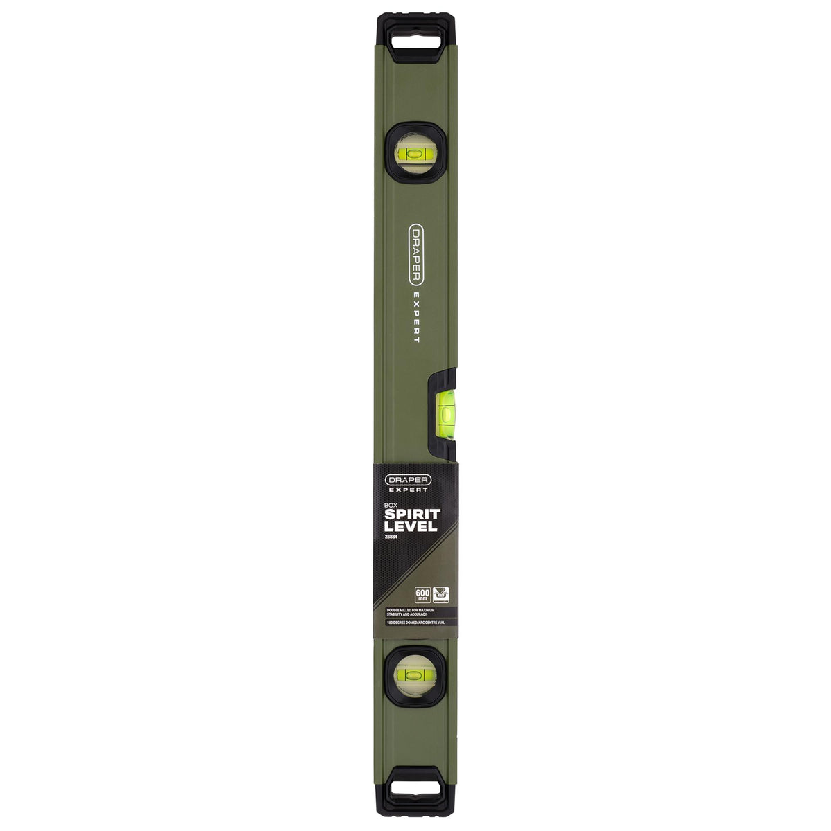 Draper Expert Box Spirit Level with Handle, 600mm : Model No. EBSL600H